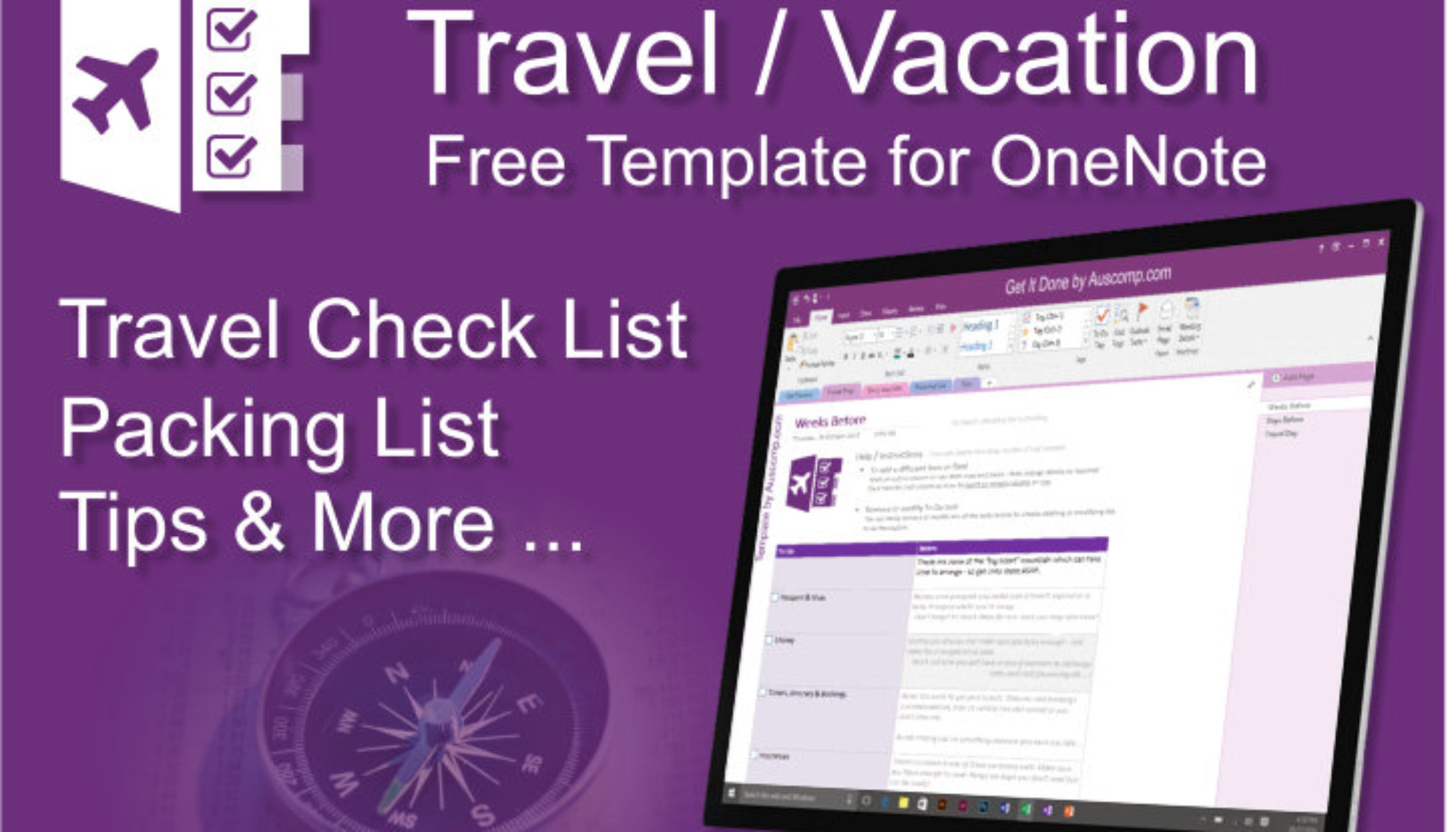 Auscomp Onenote Free-Template – Auscomp.com News