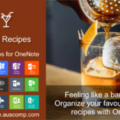 Feeling like a bar tender? Organize your favourite cocktail recipes with this OneNote template.