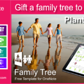 Free MS #OneNote “Family Tree” #template. It’s free so please retweet.