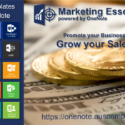 Marketing Essentials powered by OneNote. Promote your Business & Grow your Sales.
