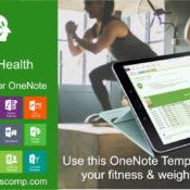 MS #OneNote “Fitness / Health” #template. To help get your fitness underway!