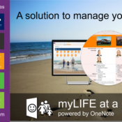 Have you thought about what happens to your life’s footprint? Manage it with myLIFE powered by OneNote.