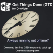 Download the Get Things Done template for OneNote. Please RT.