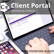 Exchange documents in a secure way with a Client Portal powered by OneNote!