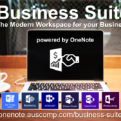 Business Suite powered by OneNote. The Modern Online Workspace for your Business. Please RT.