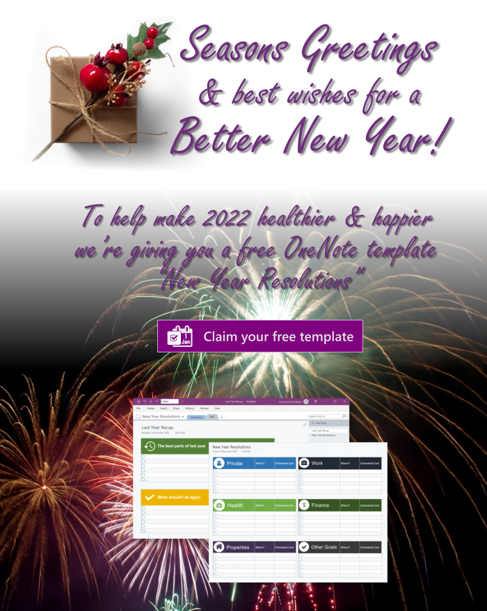 Free 2022 New Year Resolutions Template