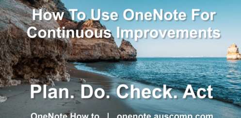 Use OneNote to do a performance review!