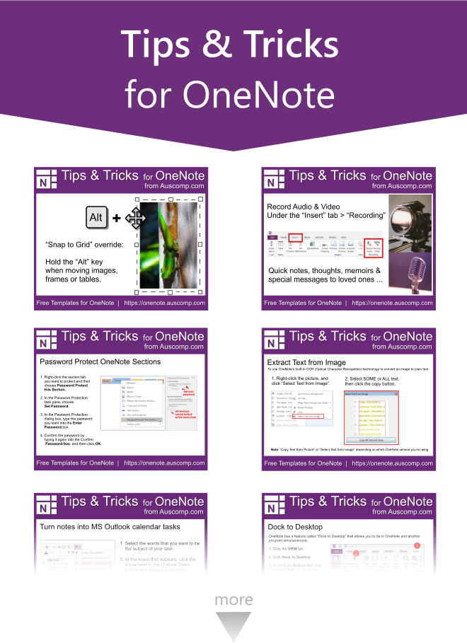 OneNote Tips and Tricks