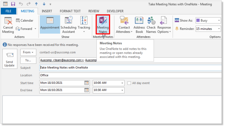 How to Use OneNote Effectively For Meetings – Auscomp.com News