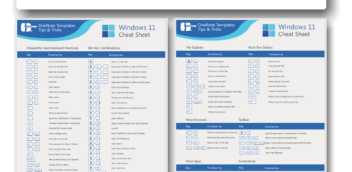 Windows 11 Cheat Sheet