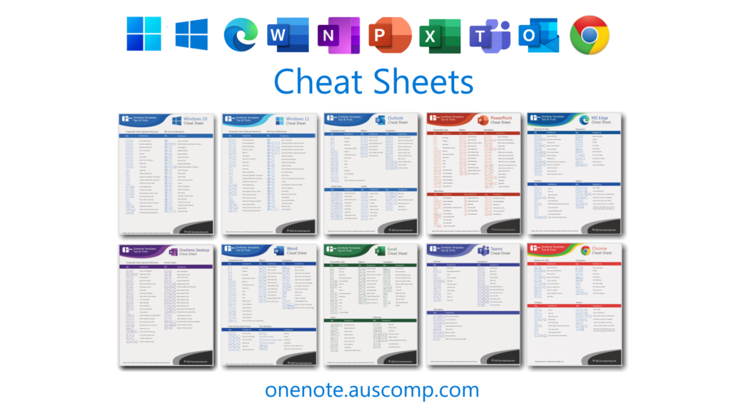 Windows & Microsoft 365 Cheat Sheets V3