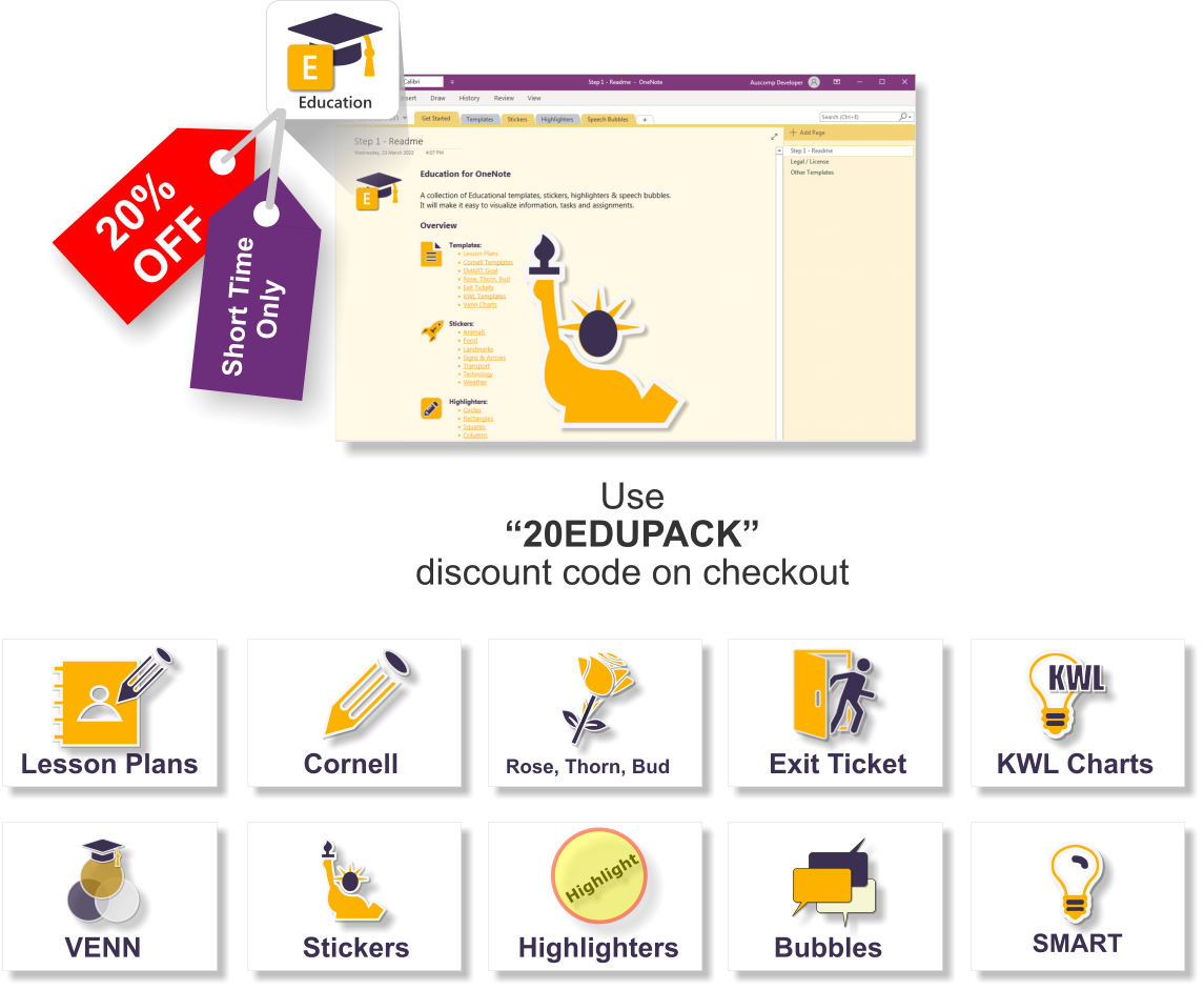 Education Pack for OneNote V2