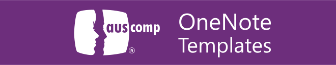 Auscomp OneNote Templates - Newsletter Header