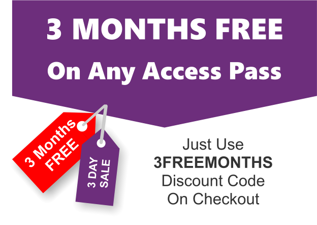 3 Month Free on Any Access Pass