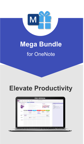 OneNote Powered Mega Template Bundle